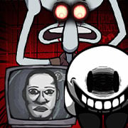 Juega a FNF Noche espeluznante pasta ahora -  Captura de pantalla de :xxx - Juego :yyy