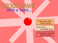 지금 트위스트가 있는 클릭 게임 플레이 -  :xxx - :yyy 게임 스크린샷