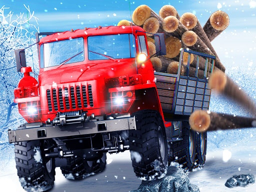 Spiele jetzt Lkw-Fahrer: Schneeverwehungen -  :xxx – :yyy Spiel-Screenshot
