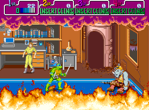 Jouez à Teenage Mutant Ninja Turtles (US 4 joueurs, jeu 1) maintenant -  Capture d'écran de :xxx - Jeu :yyy