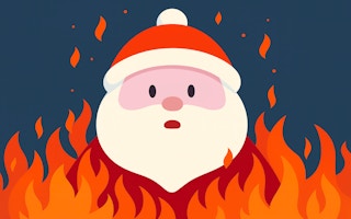 Santa on Fire - Free christmas Game Like مهمة شتوية سانتا