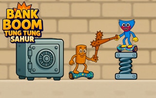 Bank Boom Tung Tung Sahur - Free two-player Game Like 快樂兄弟 2人