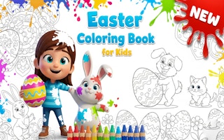 Easter Coloring Book for Kids - Free coloring Game Like 와onder 색칠