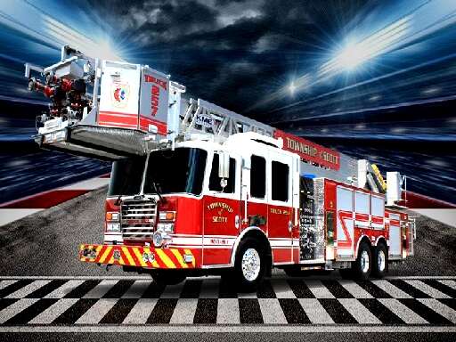 Fire Trucks Puzzle Games