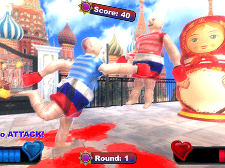 Play Russian Drunken Boxers Now - 2 Player :xxx - :yyy Game Screenshot