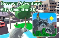 Raccoon Adventure: City Simulator 3D