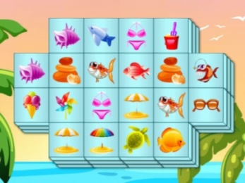 Summer Mahjong gameplay screenshot