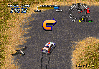 Play Drift Out '94 - The Hard Order (Japan) Now -  :xxx - :yyy Game Screenshot