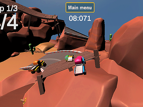 Play Crazy Racing Now - 2 Player :xxx - :yyy Game Screenshot