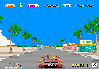 Play Out Run (sitdown/upright, Rev B) (Enhanced Edition v1.1.0) Now -  :xxx - :yyy Game Screenshot