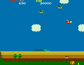 Play Sky Kid Deluxe (set 2) Now -  :xxx - :yyy Game Screenshot