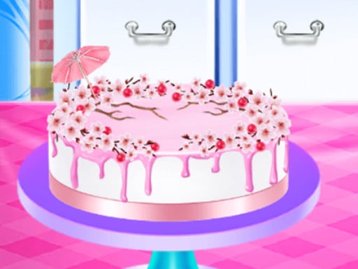 樱花蛋糕制作 - Free Cooking标签下的热门免费在线小游戏 Game