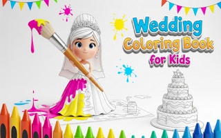 Wedding Coloring Book for Kids - Free coloring Game Like 와onder 색칠
