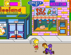 العب سيمبسونز (عالم اللاعبين العالمي، مجموعة 1) الآن - Arcade لقطة شاشة لعبة :xxx - :yyy