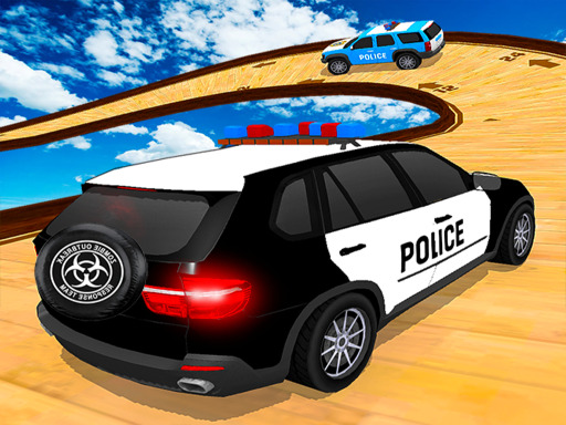 立即玩Police Prado Car Stunt Ramp Car Racing Game 3D