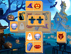 Play Halloween Mahjong New Now - Mahjong :xxx - :yyy Game Screenshot