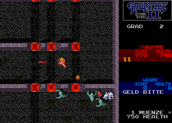 Play Gauntlet II (2 Players, German) Now - Arcade :xxx - :yyy Game Screenshot