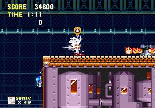 Jouez à White Sonic dans Sonic & Knuckles maintenant -  Capture d'écran de :xxx - Jeu :yyy