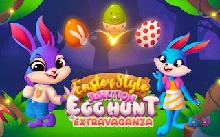 Easter Style Junction Egg Hunt Extravaganza - Free kids Game Like Cute Anime Face Girls Coloring Pages