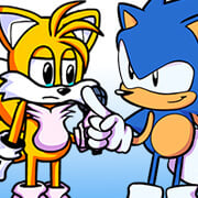 Juega a FNF: Persiguiendo, pero Tails y Sonic lo cantan ahora -  Captura de pantalla de :xxx - Juego :yyy