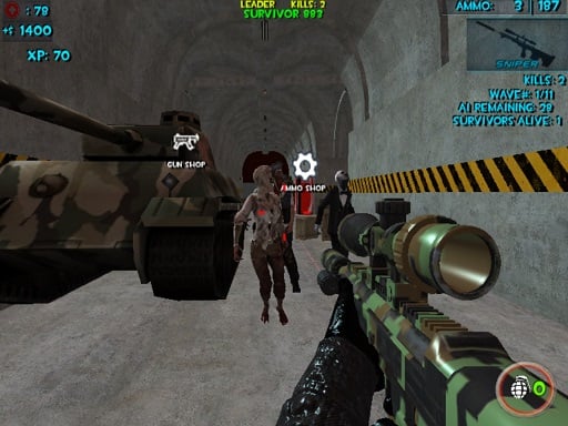 Apocalipse de Zumbis Sobrevivência no Bunker - Free Jogos para Multi-player Game
