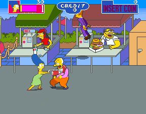 العب سلسلة Simpsons (عالم اللاعبين 2، مجموعة 3) الآن - Arcade لقطة شاشة لعبة :xxx - :yyy