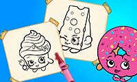 立即玩儿童涂色书：Shopkins -  :xxx - :yyy 游戏截图