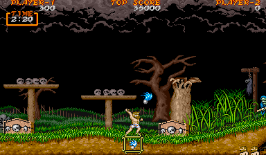 Juega a Dai Makai-Mura (Versión Reventa en Japón) ahora - Arcade Captura de pantalla de :xxx - Juego :yyy