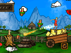 Play Viking Trickshot Now - 2 Player :xxx - :yyy Game Screenshot