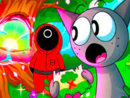 Play When Sprunki Meet Squid Game Now