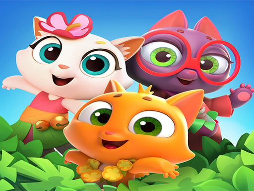 Match 3 Space Tropicats Games on a Tropical Island - Free Top Free Online Games tagged Space Game