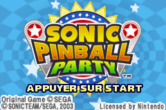 Jouez à 2 en 1 - Sonic Pinball Party & Sonic Battle (E)(Aurore) maintenant -  Capture d'écran de :xxx - Jeu :yyy