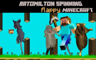 Ratomilton Spinning Flappy Minecraft - Free Spiele für Casual Game