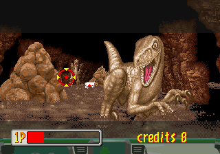 Spiele jetzt Jurassic Park (Welt, Rev A) - Arcade :xxx – :yyy Spiel-Screenshot