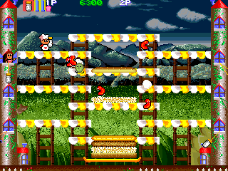 Play Super Burger Time (Japan) Now -  :xxx - :yyy Game Screenshot