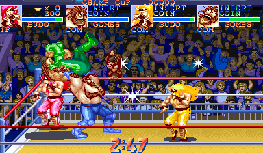 Play Muscle Bomber Duo - heat up warriors (931206 Japan) Now -  :xxx - :yyy Game Screenshot