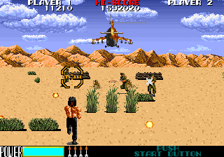 العب رامبو الثالث (أوروبا، ضد؟) الآن - Arcade لقطة شاشة لعبة :xxx - :yyy