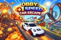 Play Obby: +1 Speed Car Escape Free Online - Browser Game