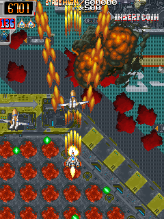 Spiele jetzt Dangun Feveron (Japan, Version 98/09/17) - Arcade :xxx – :yyy Spiel-Screenshot