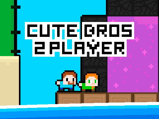 Cute Bros 2 Player - Free Top Free Online Games tagged 2-player Game