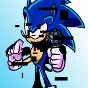 Play FNF vs Glitched Pibby Sonic Now -  :xxx - :yyy Game Screenshot