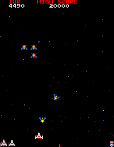 العب جالاغا (مجموعة ميدواي 1 مع هك إطلاق سريع) الآن - Arcade لقطة شاشة لعبة :xxx - :yyy