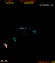 Play Gyruss (Konami) Now -  :xxx - :yyy Game Screenshot
