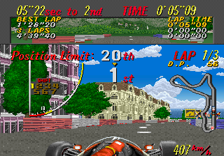 Play Super Monaco GP (World, Rev A, FD1094 317-0126a) Now -  :xxx - :yyy Game Screenshot