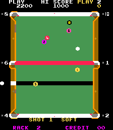 Play Eight Ball Action (Pac-Man conversion) Now -  :xxx - :yyy Game Screenshot