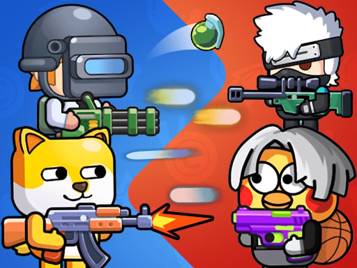 Partyspiele Mini Shooter Battle online kostenlos spielen – stickman Spiel-Screenshot
