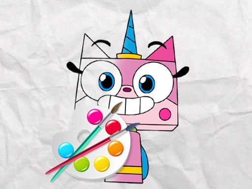 Livro de Colorir Unicorn Kitty