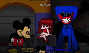 Spiele jetzt FNF vs Mouse.AVI & Huggy Wuggy Sings Happy and Unhappy