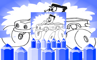 صفحات تلوين للشاحنات العملاقة للأطفال - Free ألعاب لـ Kids Game