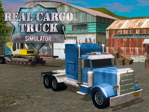 Jogue Simulador De Caminhão De Carga Real online grátis - Captura de tela do jogo de Simulation